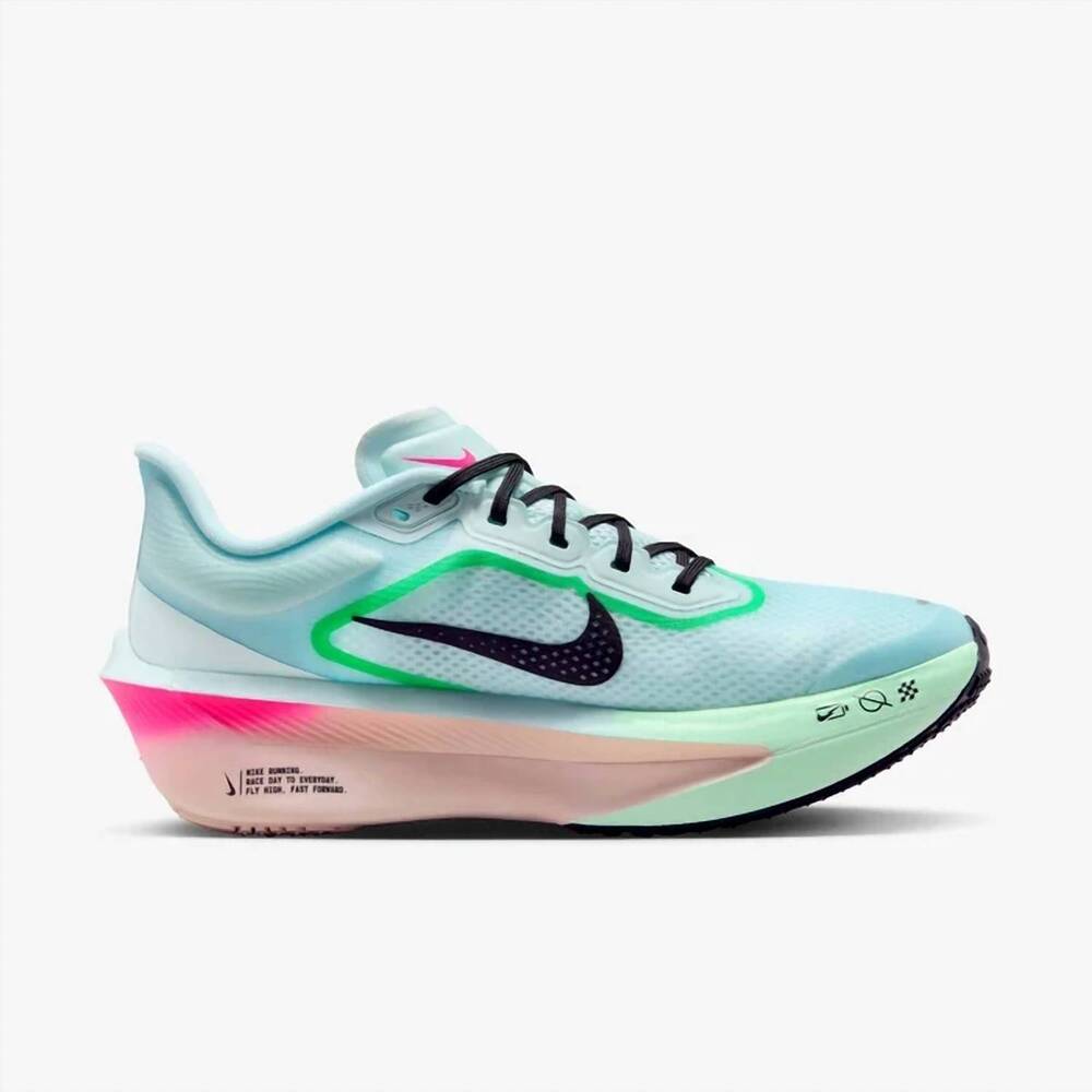 NEW NIKE women's zoom fly 6 road racing shoes in glacier ice hyper pink green sh